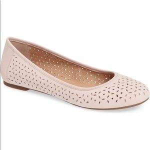 Lucky Brand Pink Leather Eaden Ballet Flats